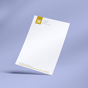 Création papier en tête entreprise